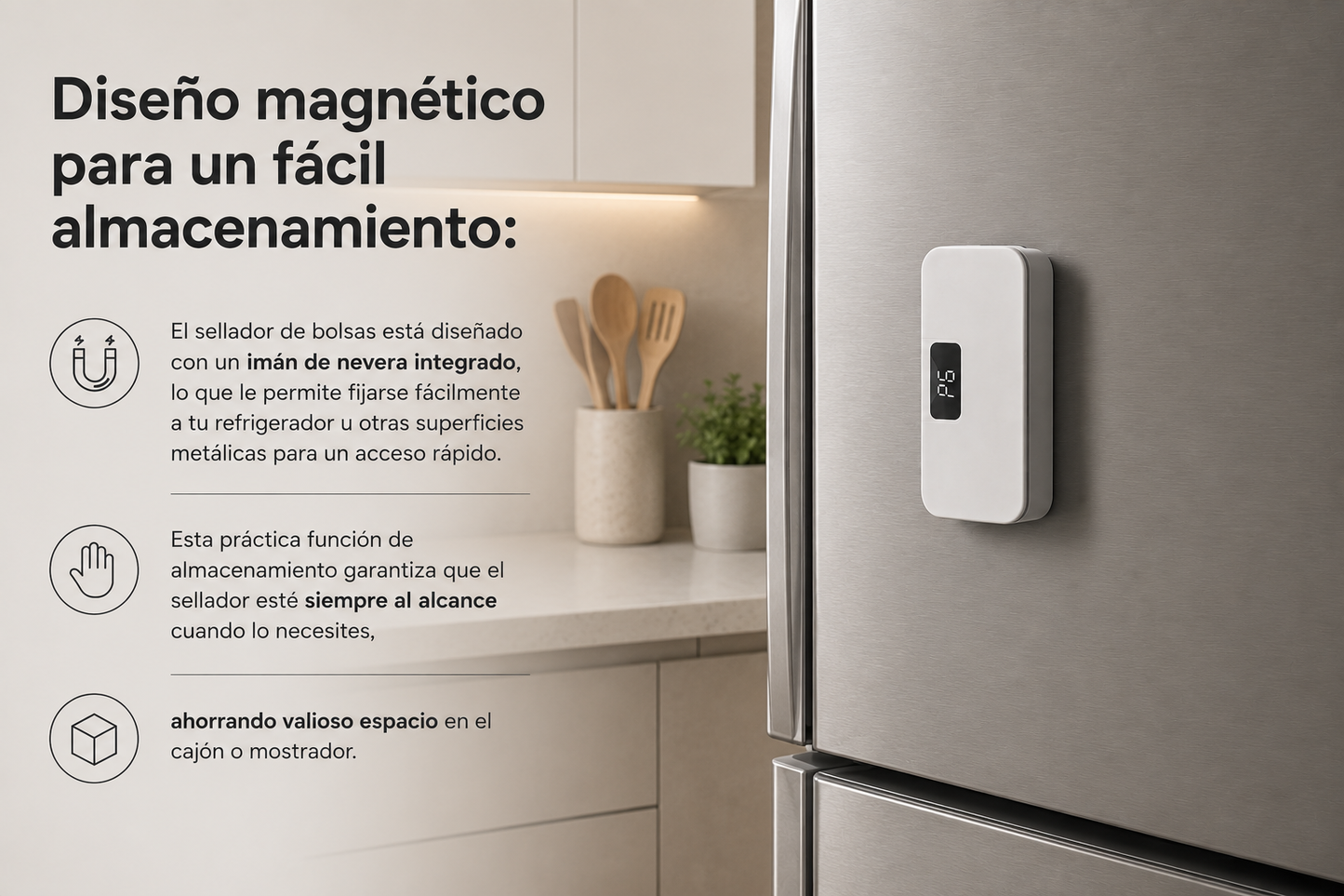 Sellador de Bolsas Recargable